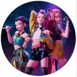 Essbares Reispapier K-pop Dämonenjägerin 19,5 cm