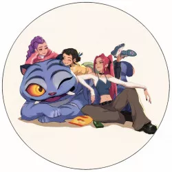 essbares Papier K-Pop Dämonenjägerin Anime 19,5 cm