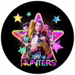 essbares K-Pop Dämonenjäger Anime-Papier 19,5 cm