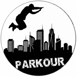 Essbares Papier Parkour Sprung Grafik 19,5 cm