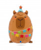 Aufblasbarer Ballon Party Capybara 58 cm