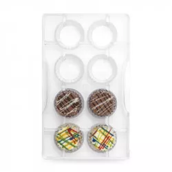 Schokoladen-Mini-Cupcake-Form 20×12×2,2 cm