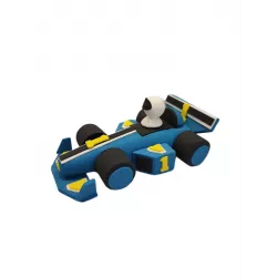 Blaues essbares Zuckerdekor-Formular 11x9x6 cm