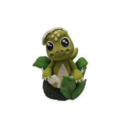 Dinosaurier im Ei essbare Zuckerdekoration 11x6 cm