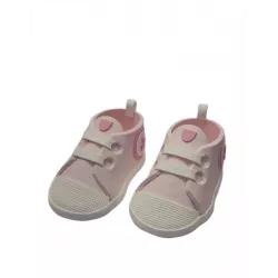Rosa Turnschuhe für Babys ungenießbare Zuckerdekoration