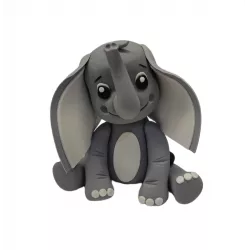 Elefant essbare Zuckerdekoration 8x8 cm
