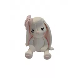Weiße Hase, essbare Zucker-Dekoration 9 cm