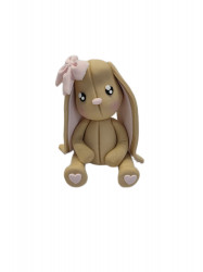 Braun Kaninchen essbares Zuckerdekor 9 cm
