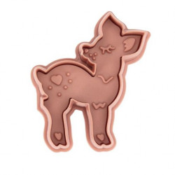 Gass-Backblech-Ausstecher Hirschkopf 7,5 cm