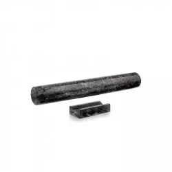 Schwarzer Marmorkrollenstab 35x4 cm