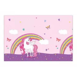 Plastische Tischdecke Einhorn 120x180 cm