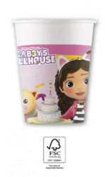 Pappbecher Gábina Zaubergarten 8 Stück 200 ml