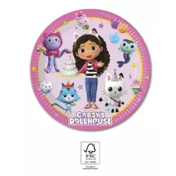 Papppteller Gábins magisches Häuschen 19,5 cm 8 Stück