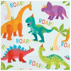 Papier Servietten Dinosaurier 33x33 cm 20 Stück