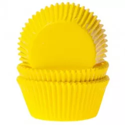 Gelbe Cupcake-Förmchen 1000 Stk 50x33 mm