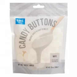 Weiße Glasur-Chunks, 340 g