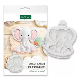 Silikon-Formenfigur Elefant