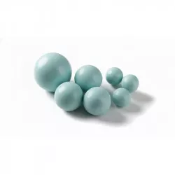 Schokoladenkugeln 7 Stück hellblau