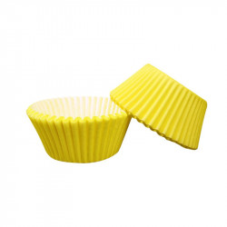 Gelbe Cupcake-Böbchen 50x30mm 1000 Stk