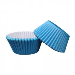 Blütenkorb blau 50x30mm 50 Stück