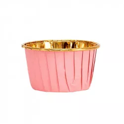 rosa- muffinformen mit festem Rand 50x39mm 50 Stück