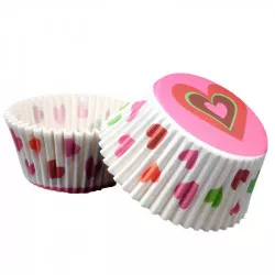 Süßwaren- Körbchen Herzen 50x30 mm 1000 Stück