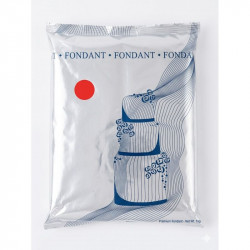 Rollfondant K2 für Kuchen, 1 kg — Rot