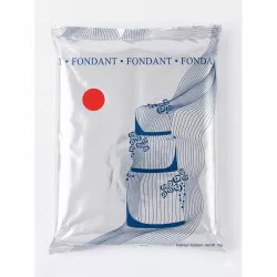 Rollfondant K2 für Kuchen, 1 kg — Rot
