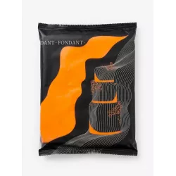 Rollfondant K2 für Kuchen, 1 kg — Orange
