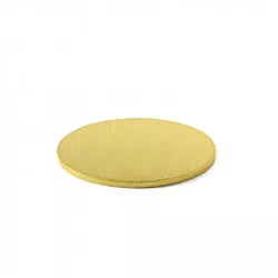 Goldene Kuchenunterlage 25 cm Dicke 1,2 cm