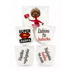 Zuckerdekoration „Super‑Oma”