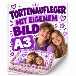 Druck auf essbarem Papier A3