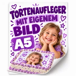 Druck auf essbarem Papier im Format A5